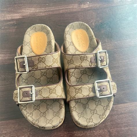 gucci birkenstock style sandals|Gucci Birkenstock men.